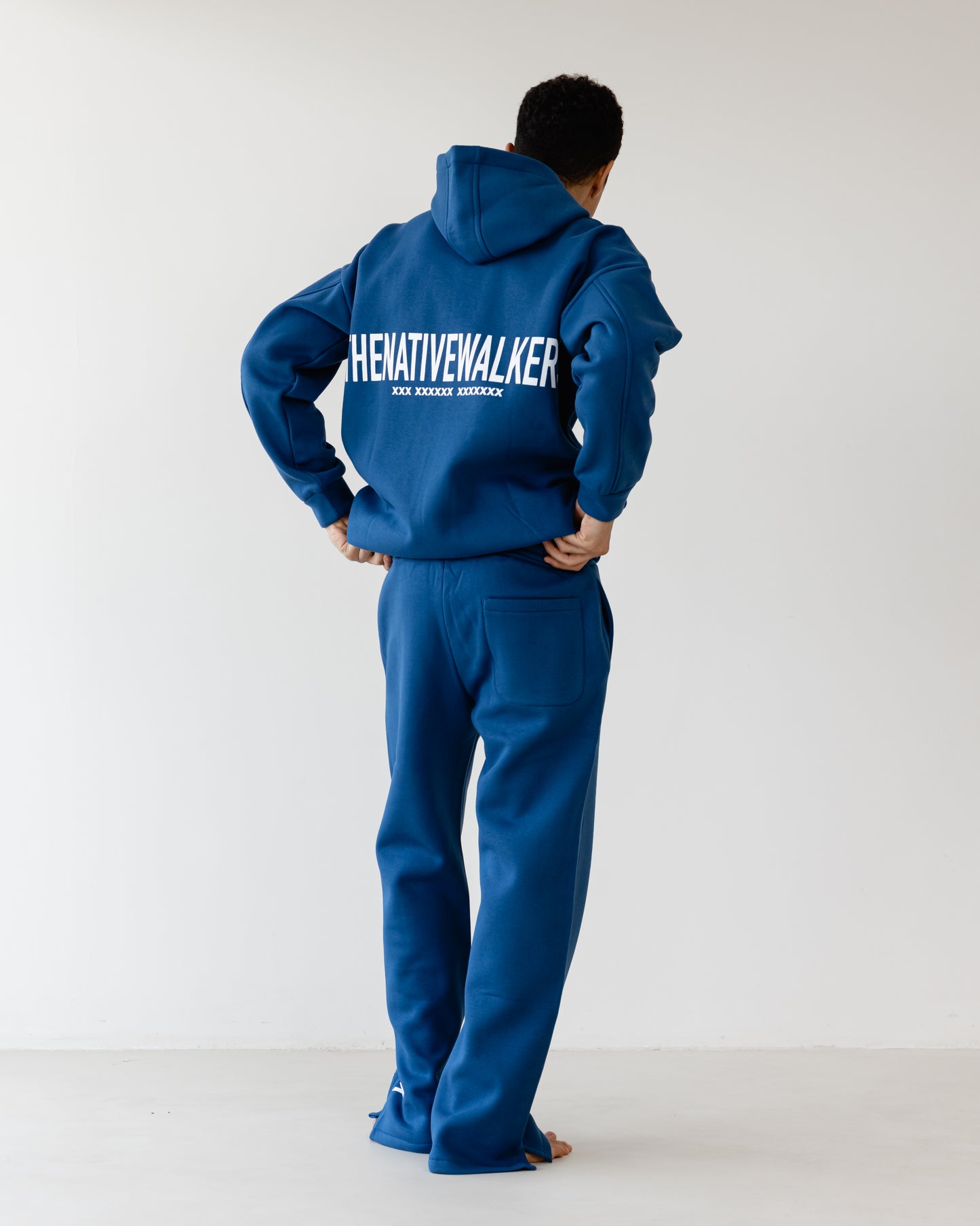 TNW Teal Slit Sweatpants