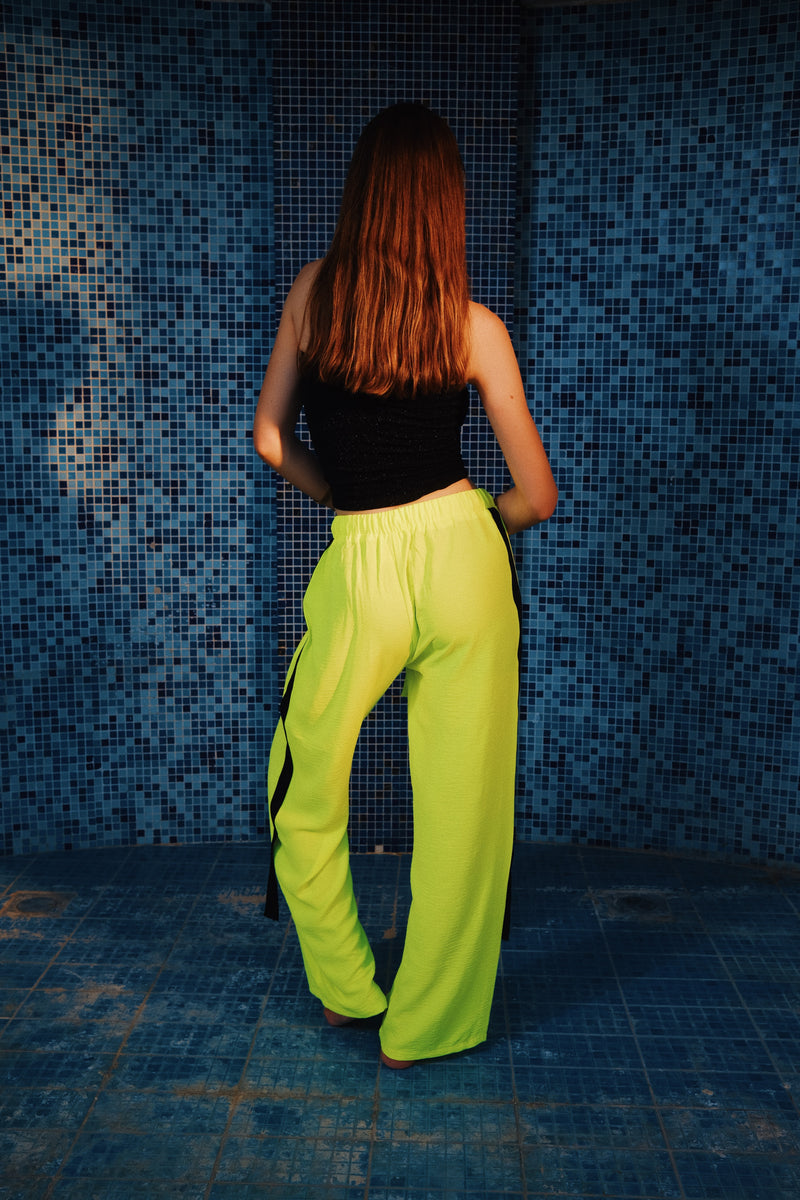 Load image into Gallery viewer, Yellow Neon Breathy Pants
