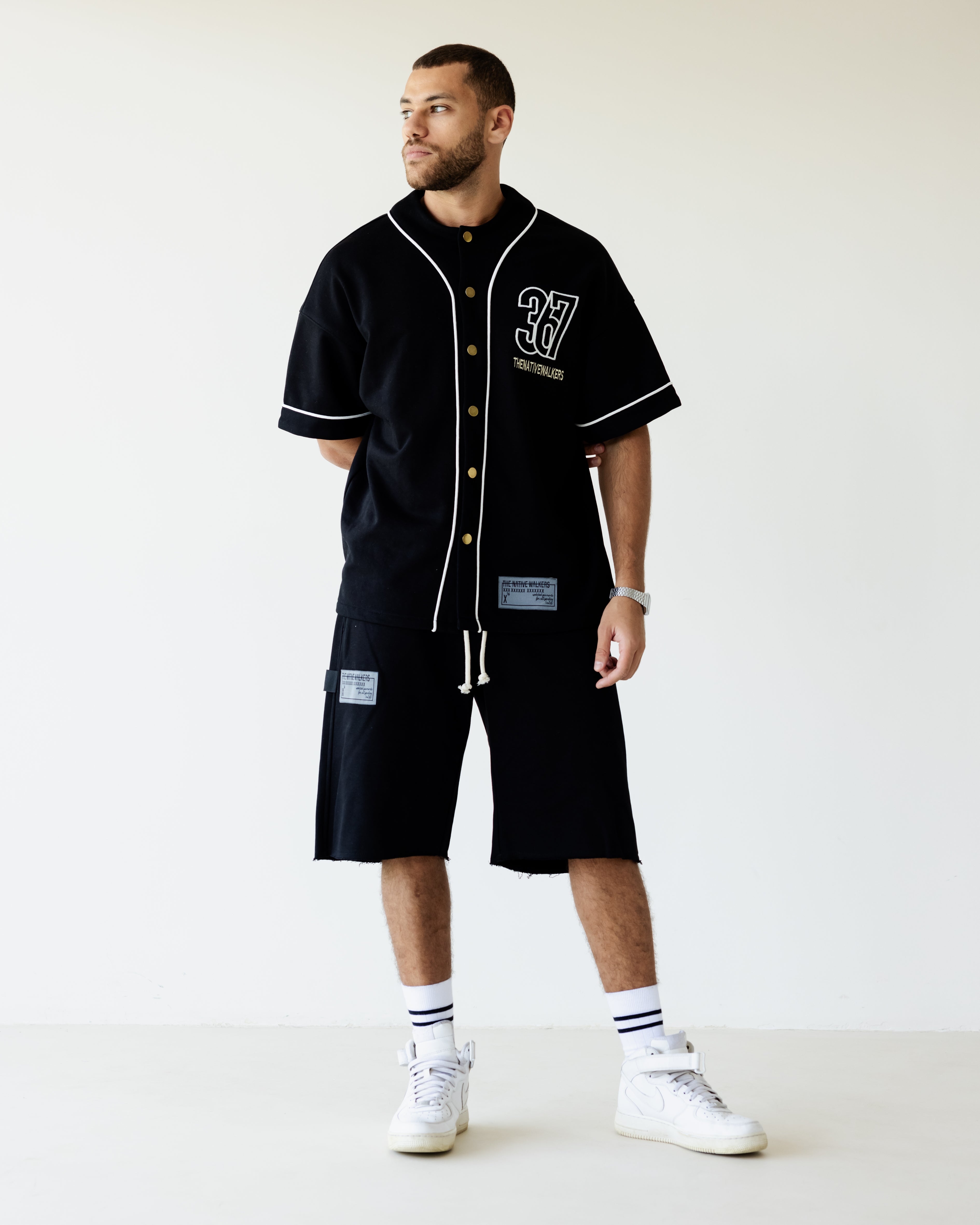 Black TNW Baseball Shirt