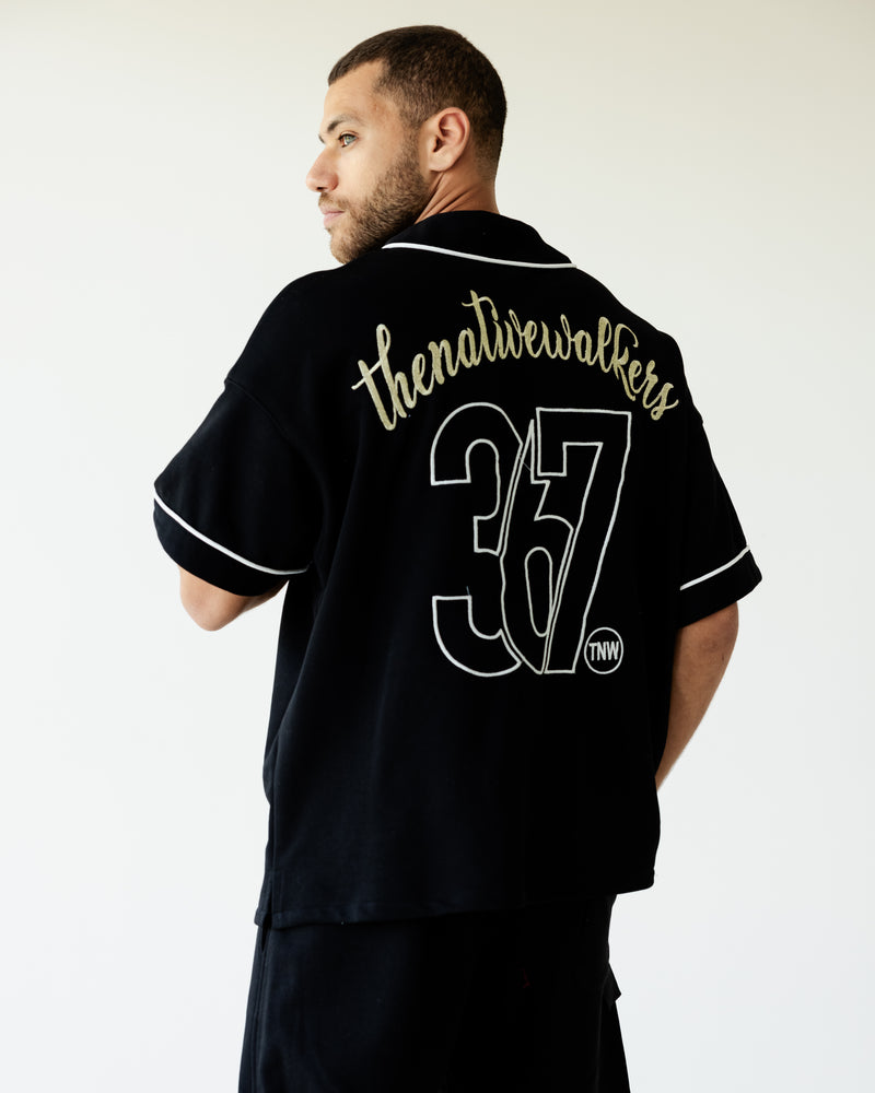 Load image into Gallery viewer, Black TNW Baseball Shirt
