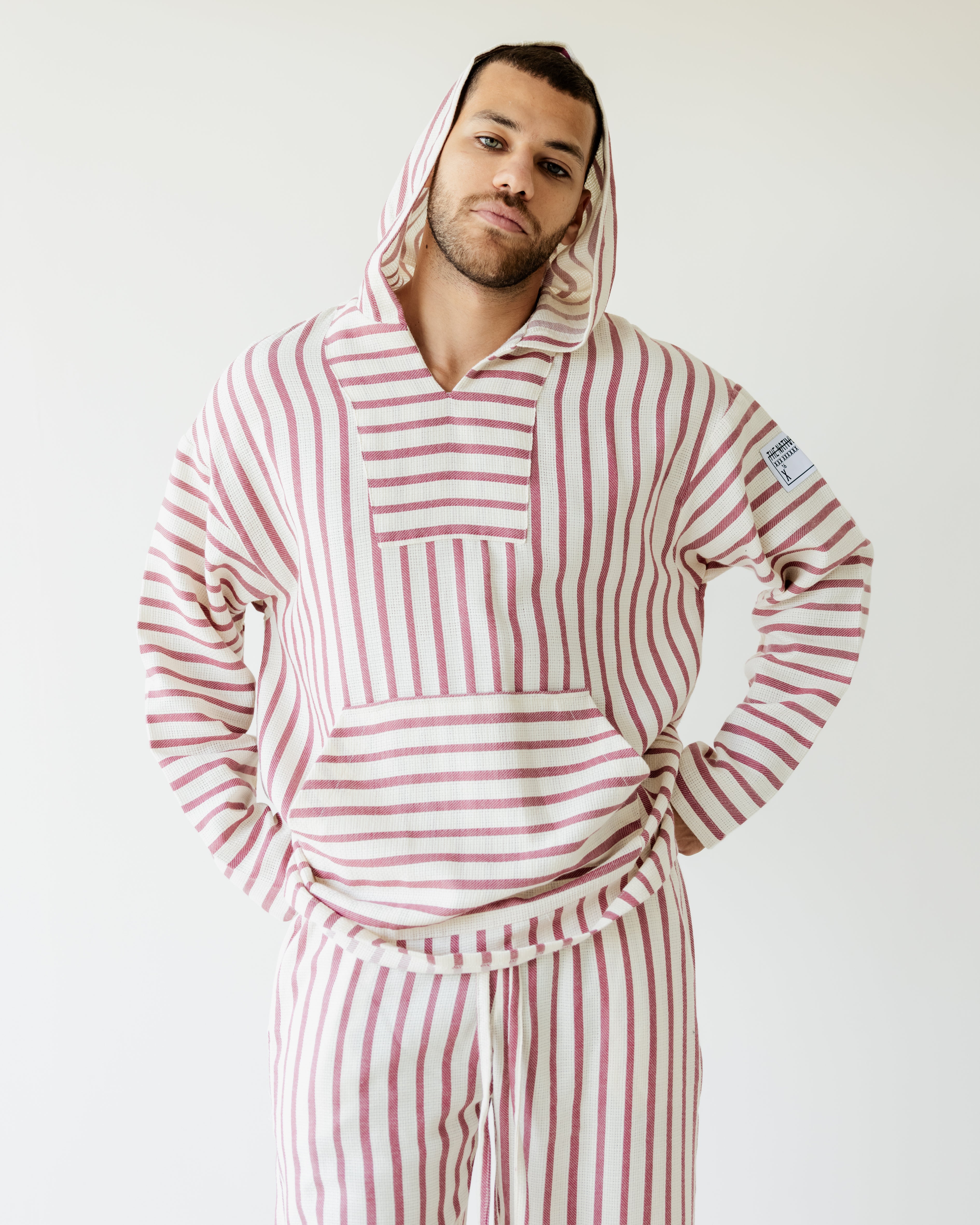 Bergandy & Beige Baja set