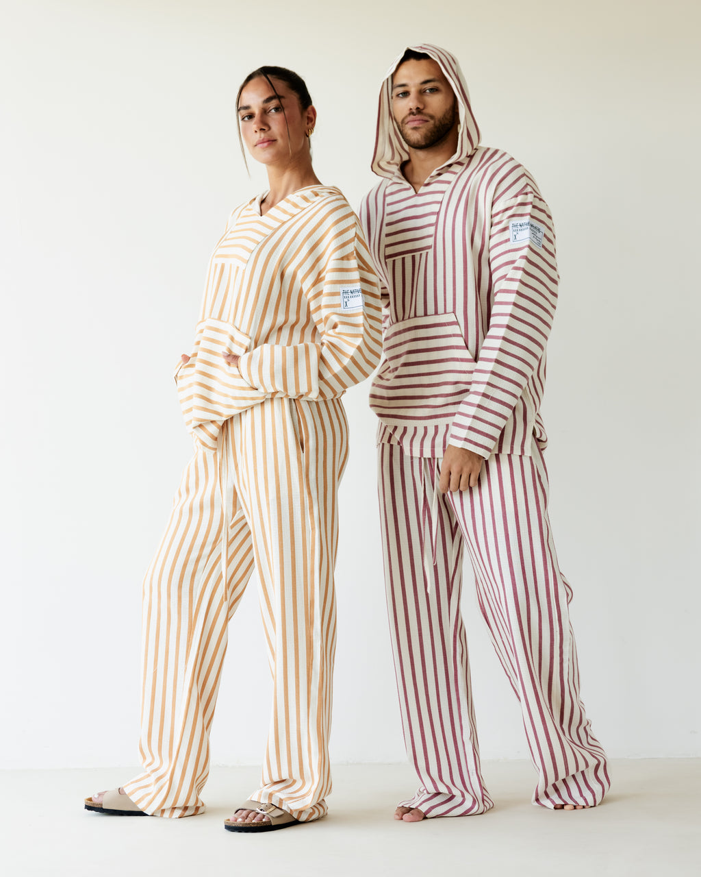 Bergandy & Beige Baja set