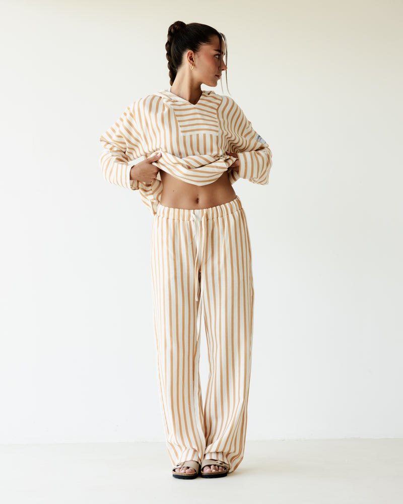 Load image into Gallery viewer, Rust &amp; Beige Baja Wide Leg Pants
