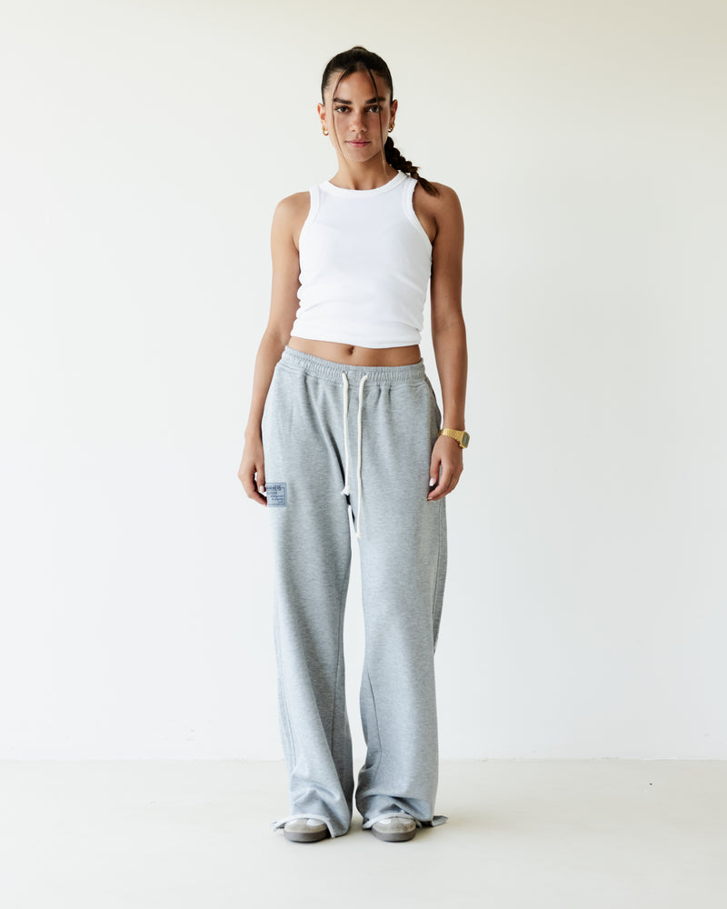 Load image into Gallery viewer, Gray TNW summer Slit Sweatpants
