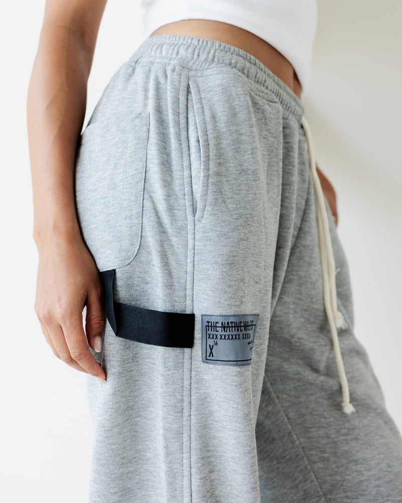 Load image into Gallery viewer, Gray TNW summer Slit Sweatpants
