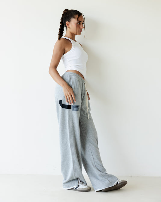 Gray TNW summer Slit Sweatpants