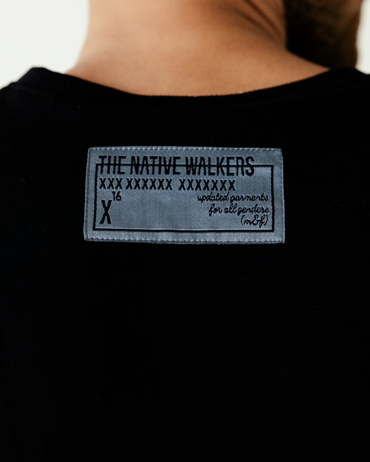 Black TNW Kangaroo Pocket T-Shirt