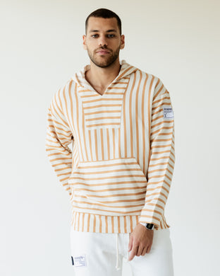 Rust & Beige Baja Summer Hoodie