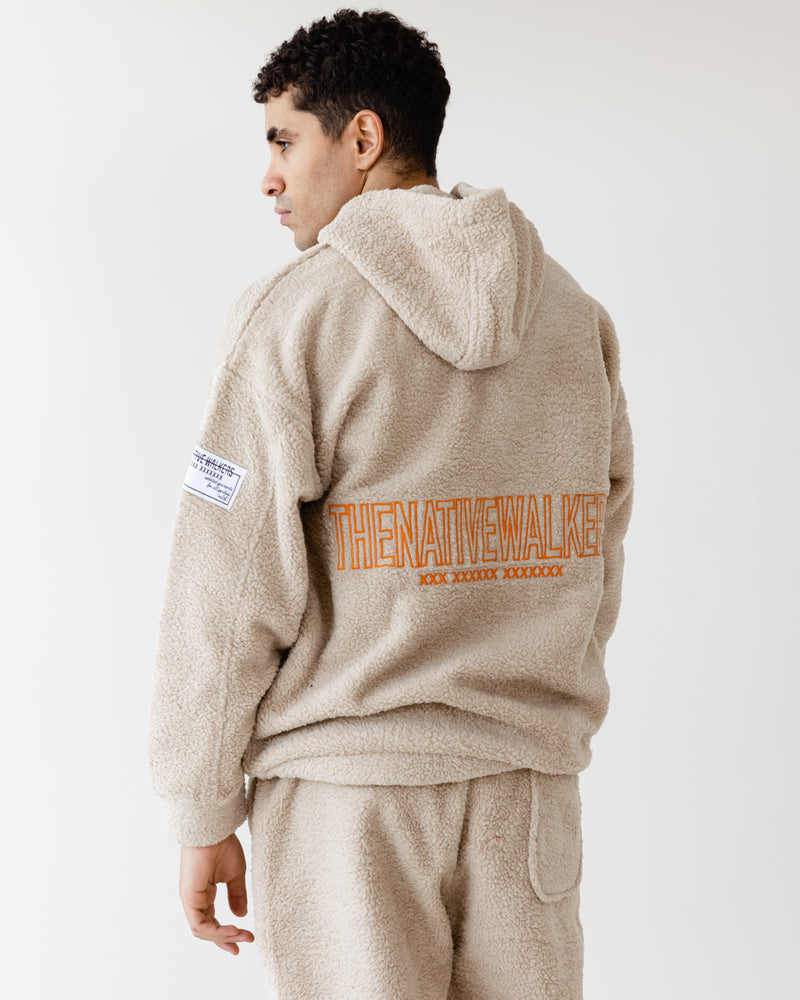 Load image into Gallery viewer, Oversized TNW Beige Embroidery Teddy Set
