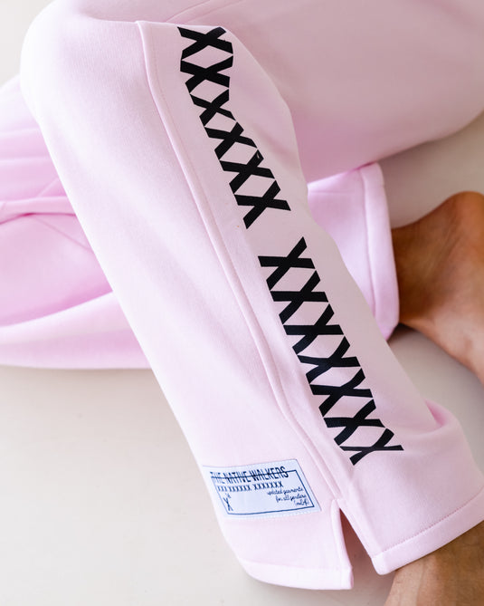 TNW Pink Slit Sweatpants