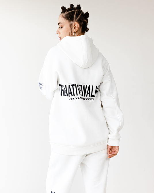 Oversized TNW White Hoodie