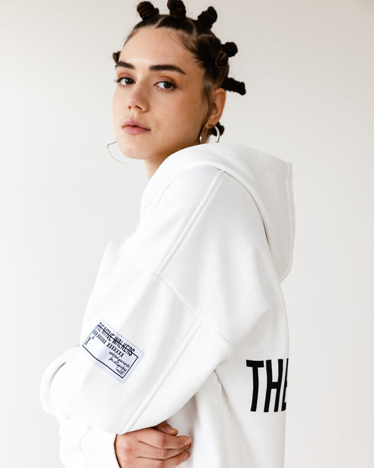 Oversized TNW White Hoodie