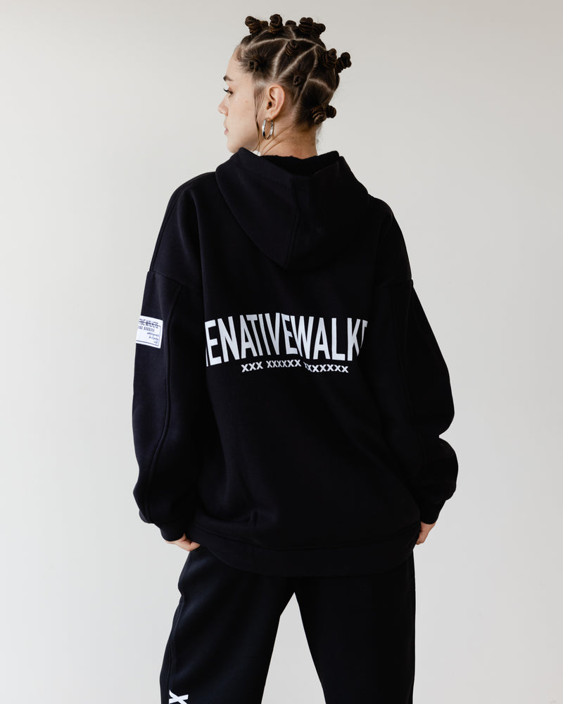 Load image into Gallery viewer, Oversized TNW black Hoodie
