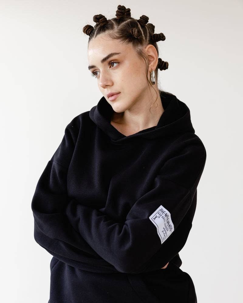 Load image into Gallery viewer, Oversized TNW black Hoodie
