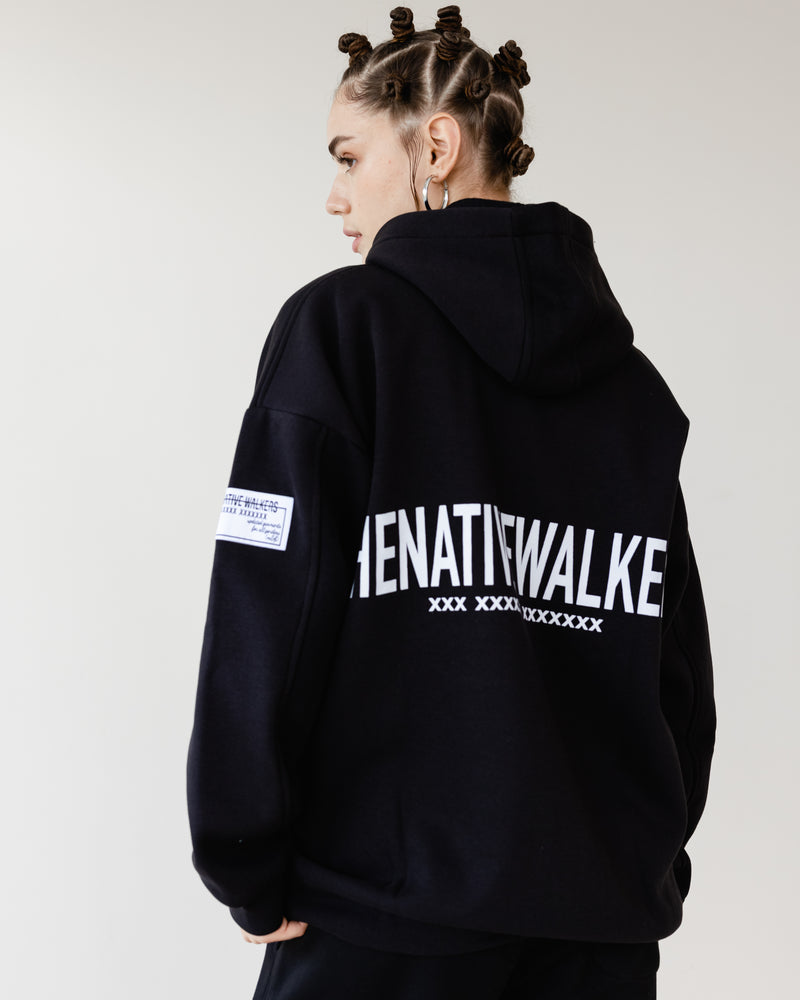 Load image into Gallery viewer, Oversized TNW black Hoodie
