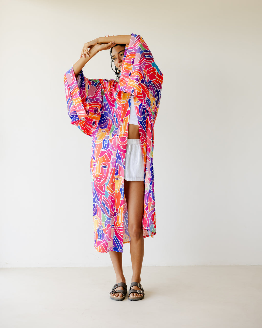 Faces Kimono