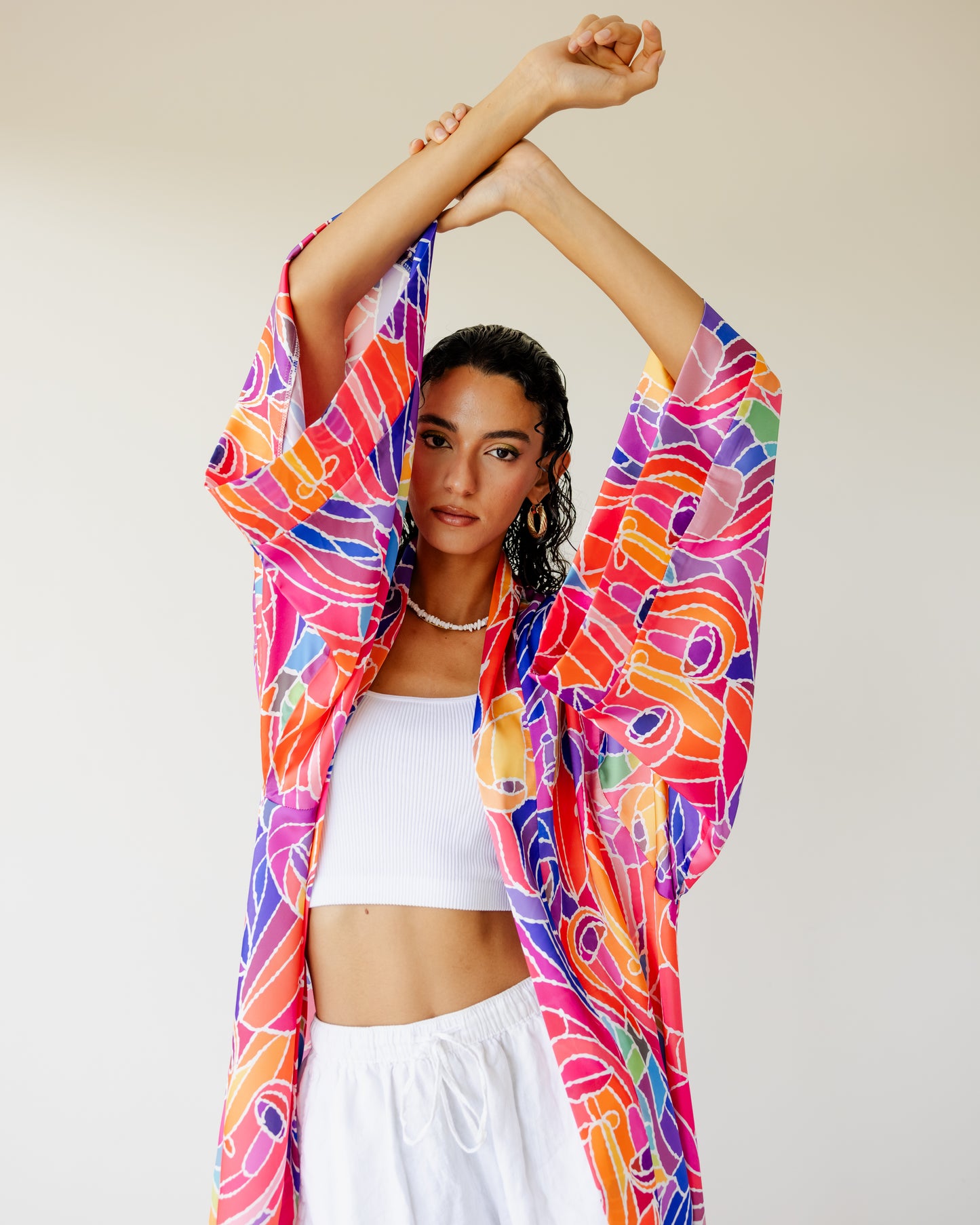 Faces Kimono