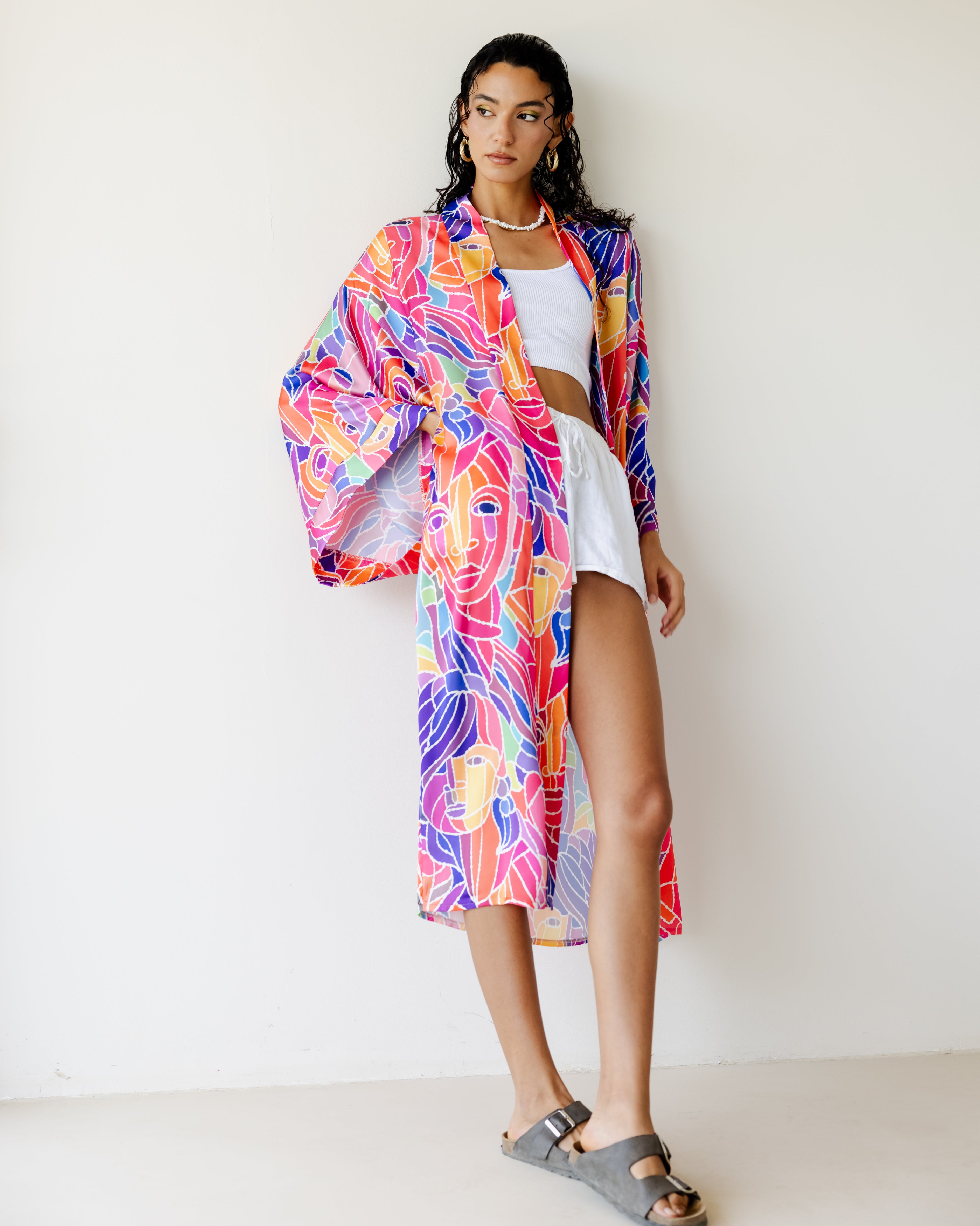 Faces Kimono