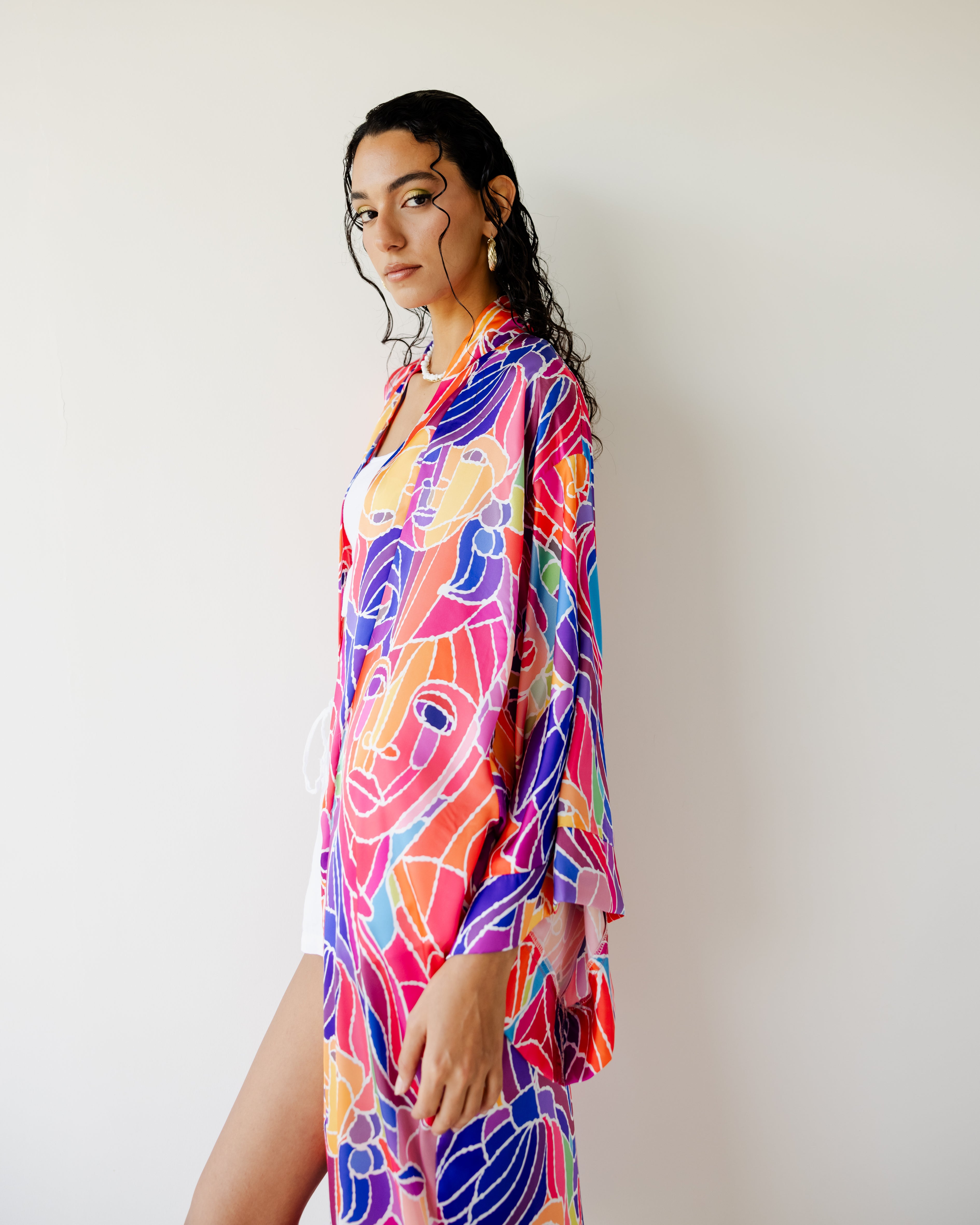 Faces Kimono