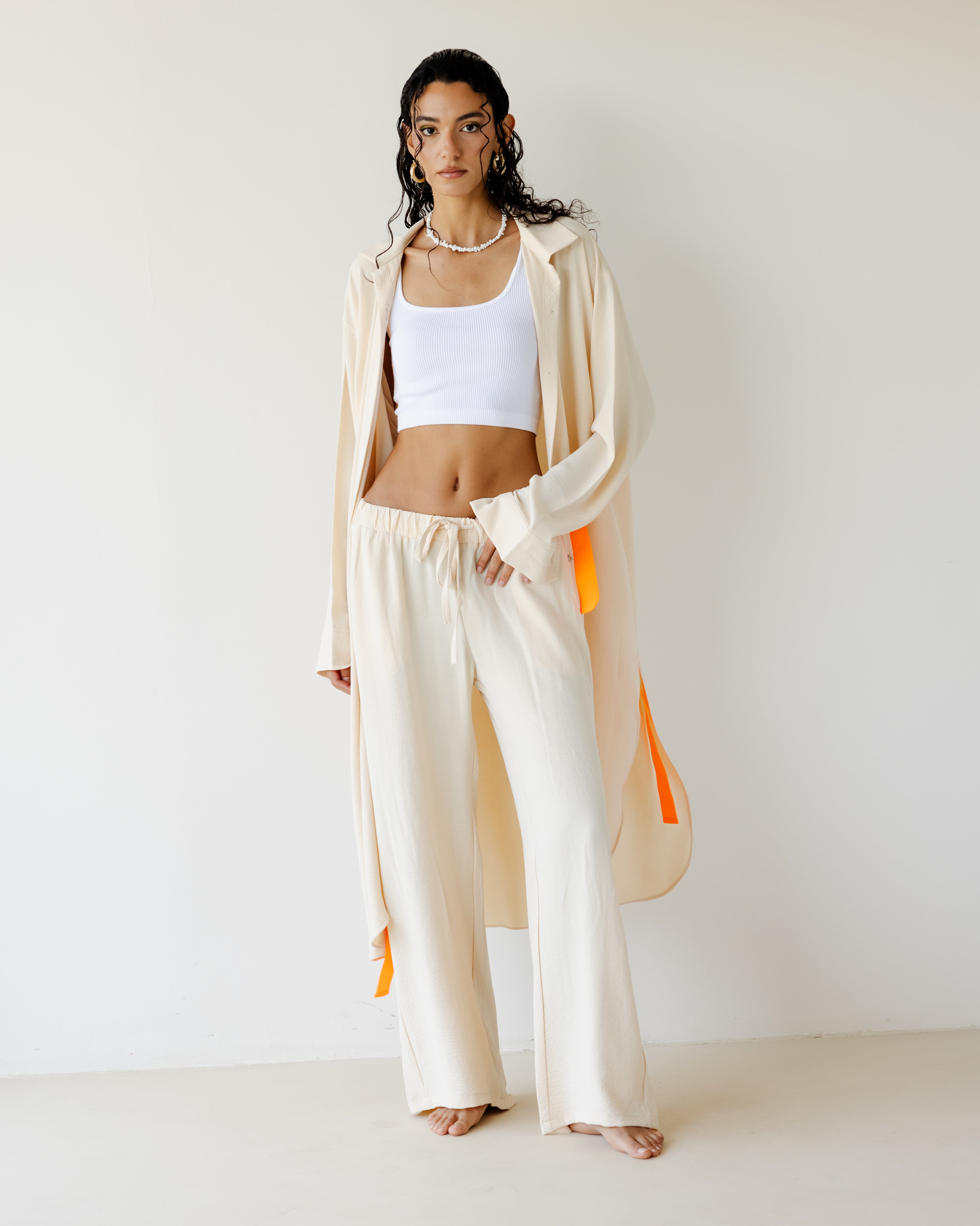 Beige Breezy Set
