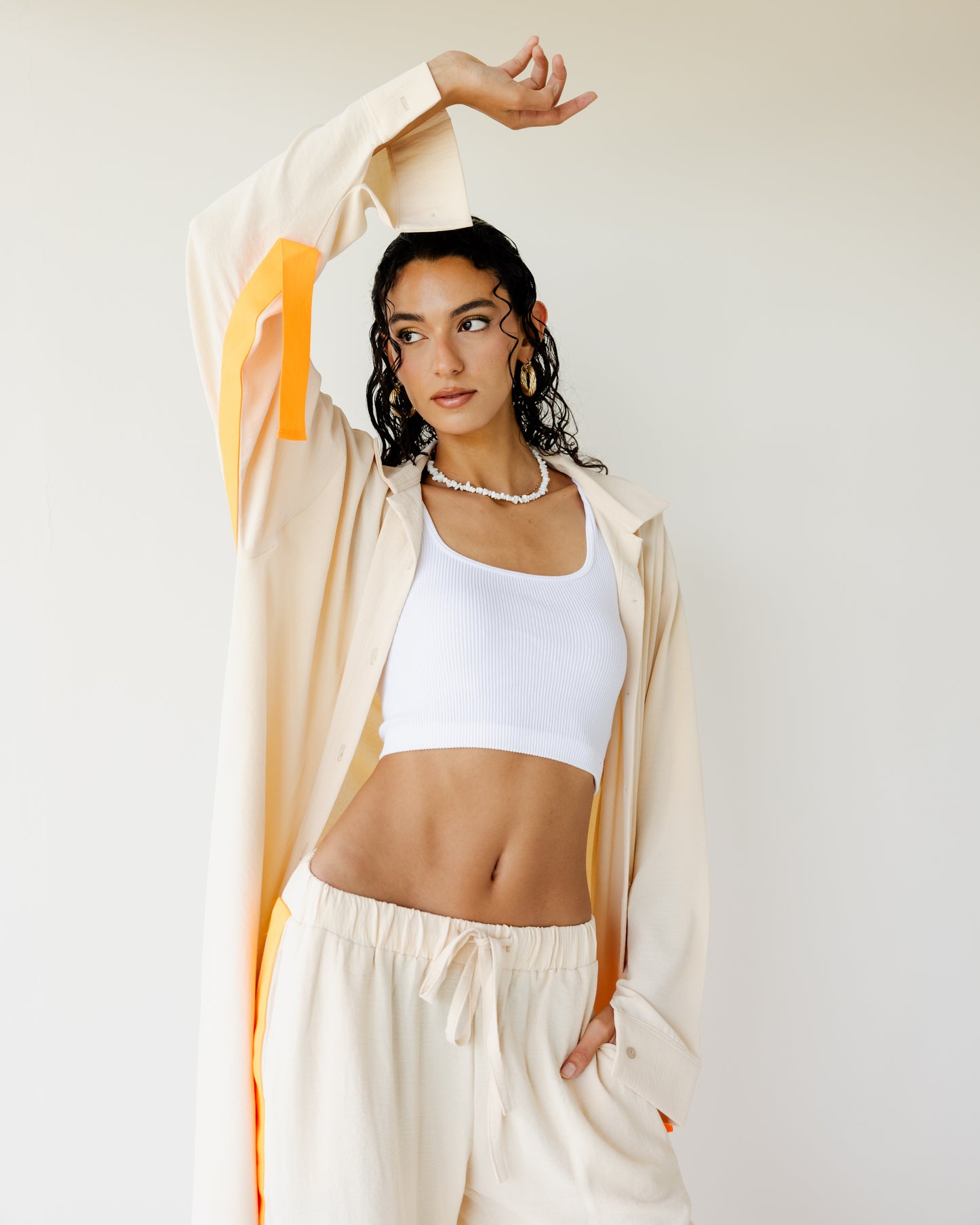 Beige Breezy Set