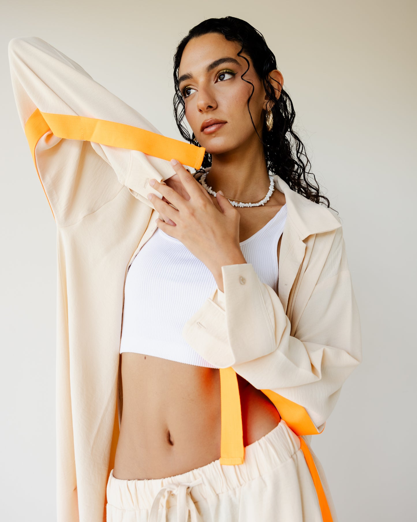 Beige Breezy Set