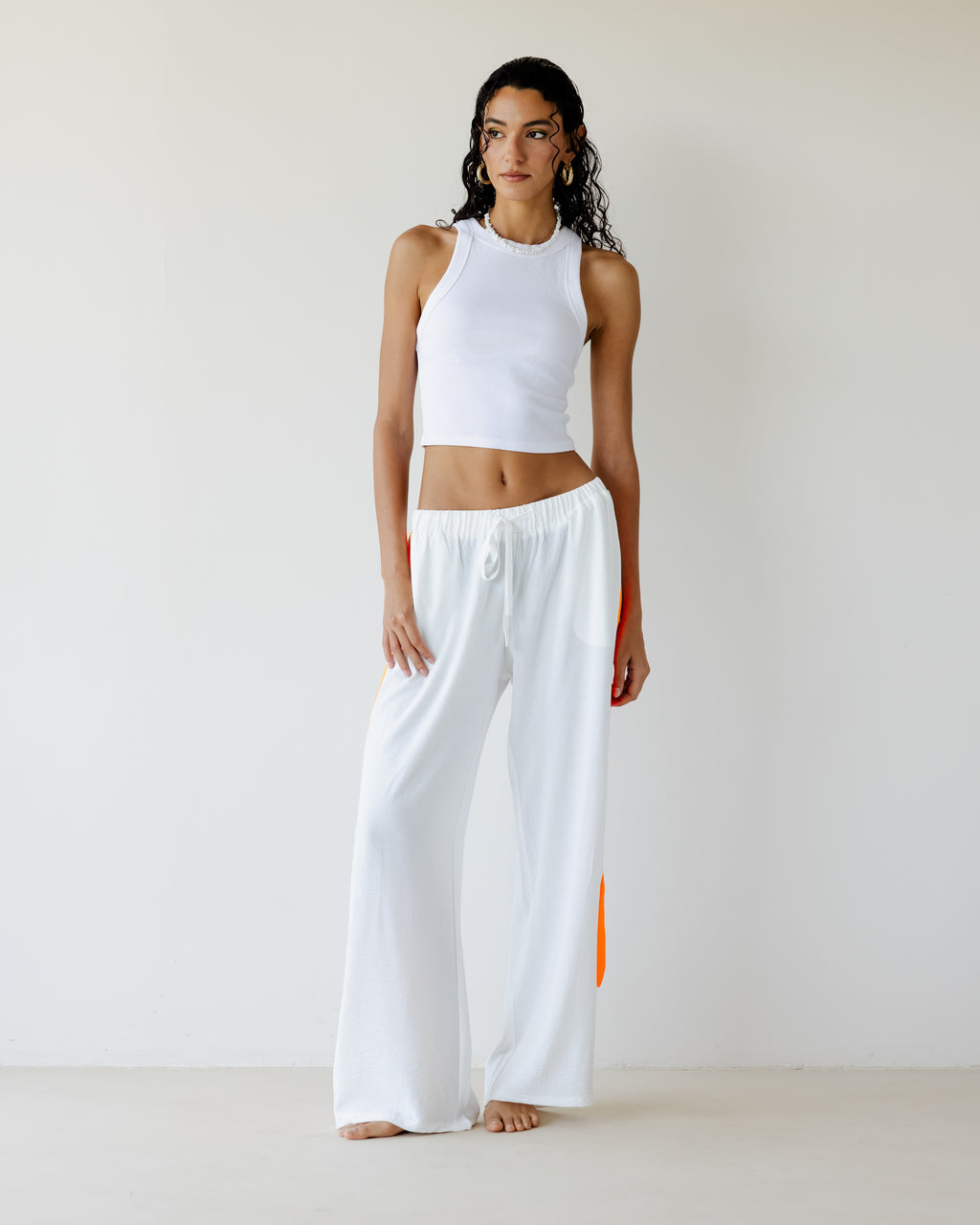 White Breezy Pants