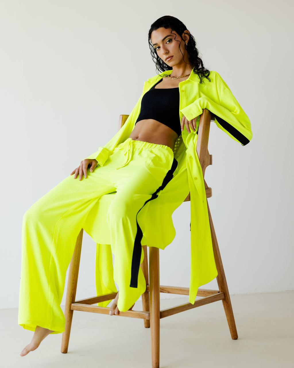 Yellow Neon Breezy Set