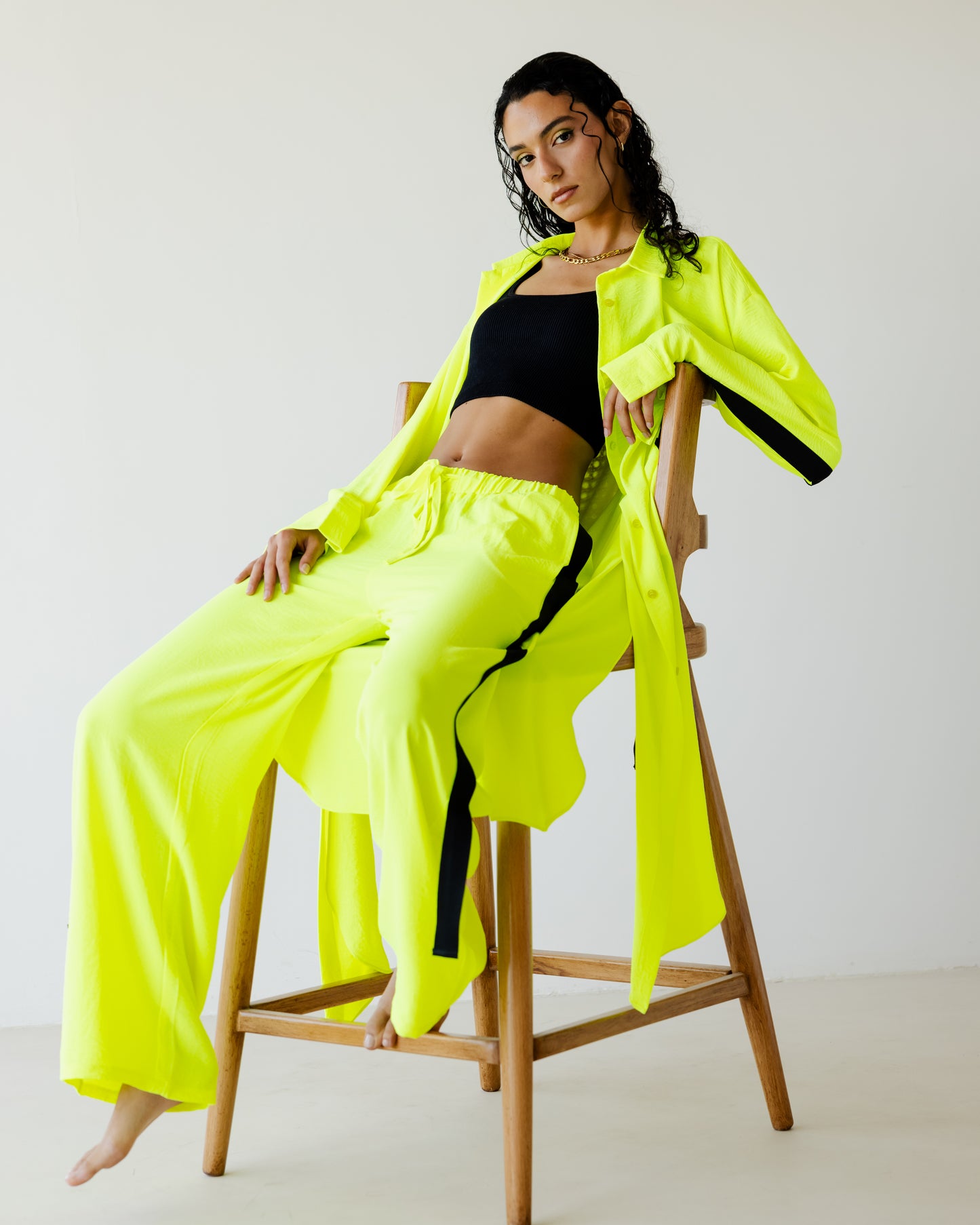 Yellow Neon Breezy Set