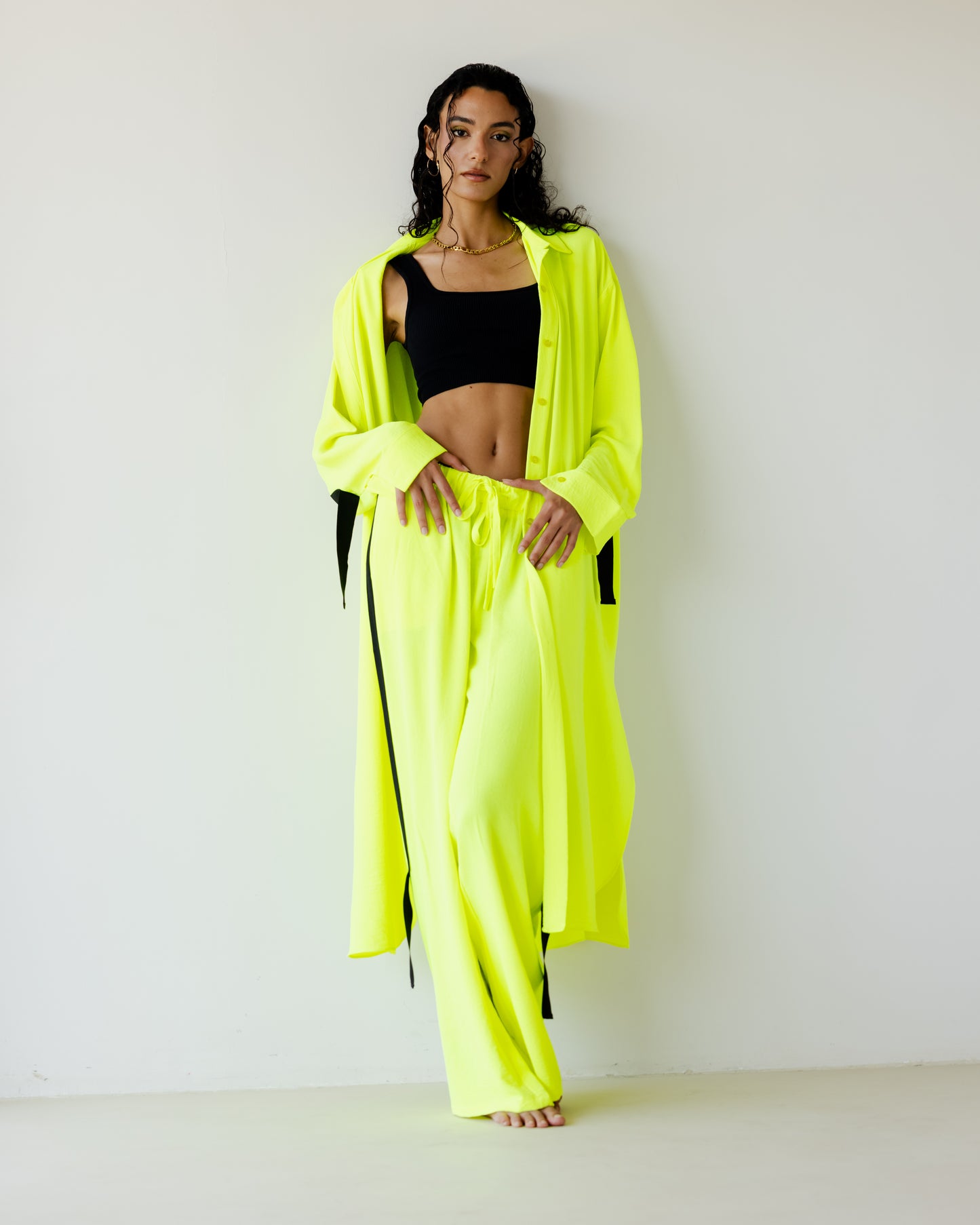 Yellow Neon Breezy Set