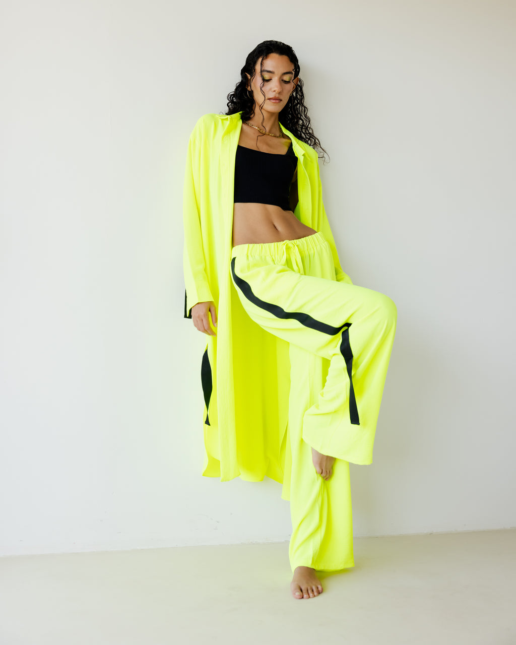 Yellow Neon Breezy Set