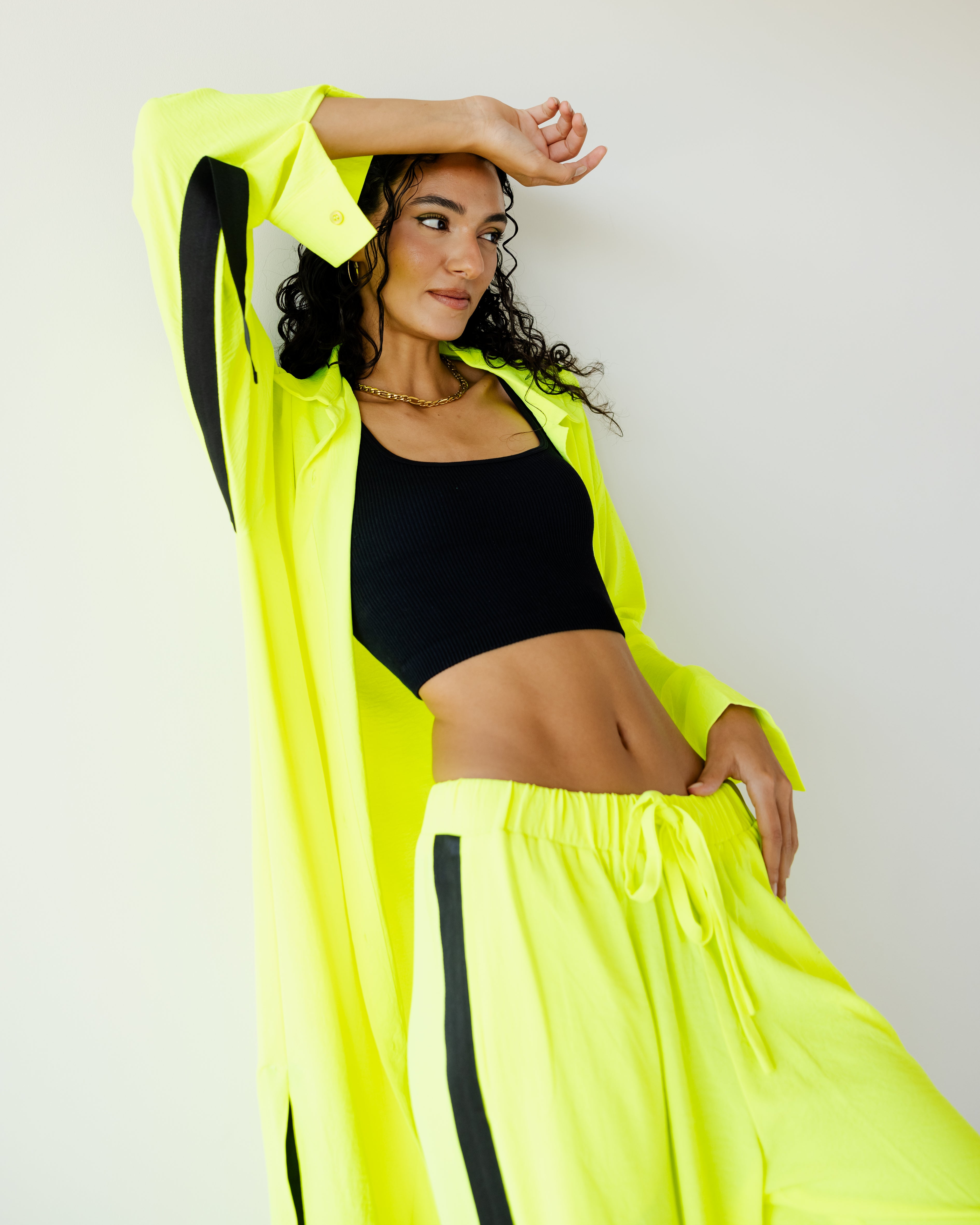 Yellow Neon Breezy Set