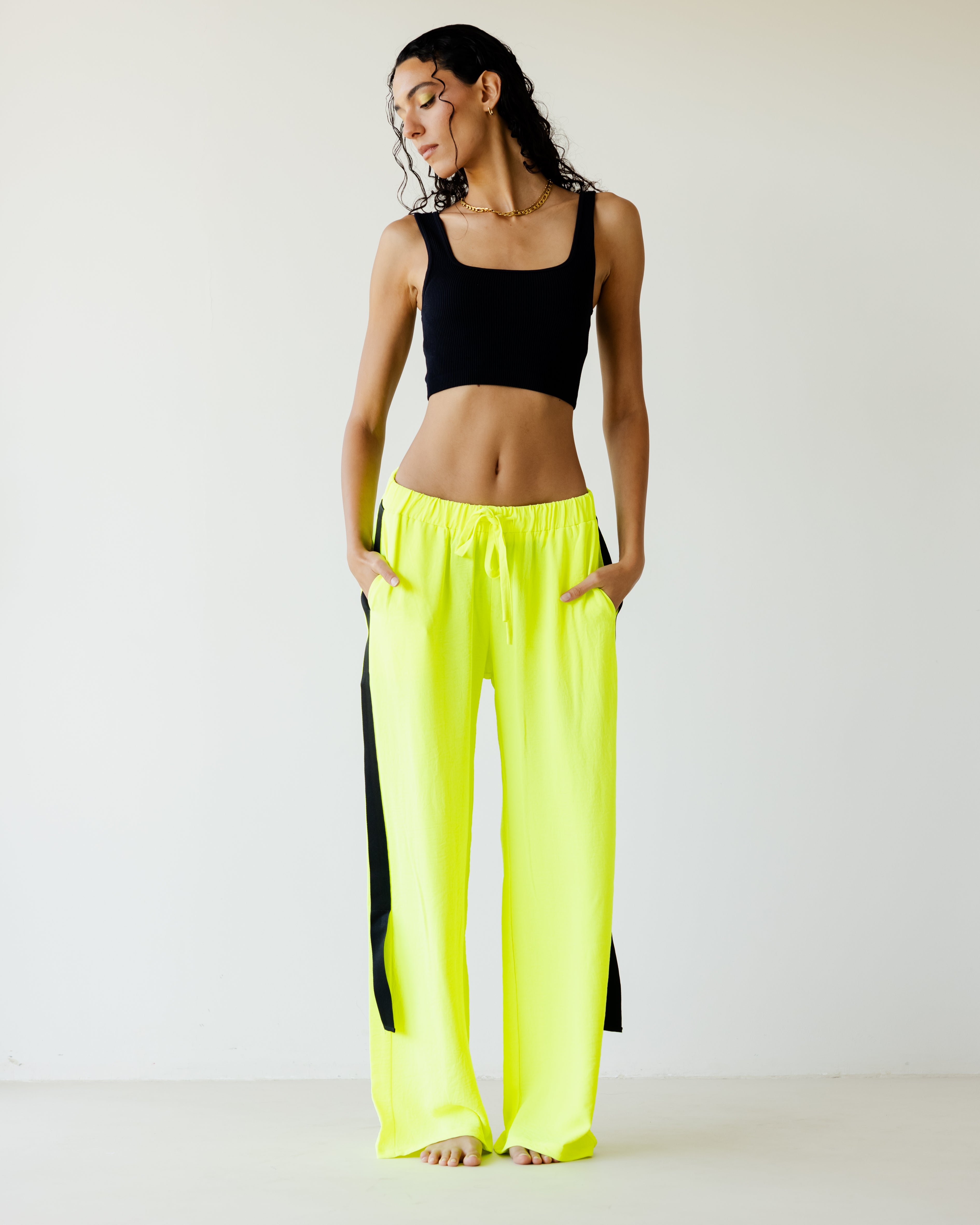 Yellow Neon Breezy Pants