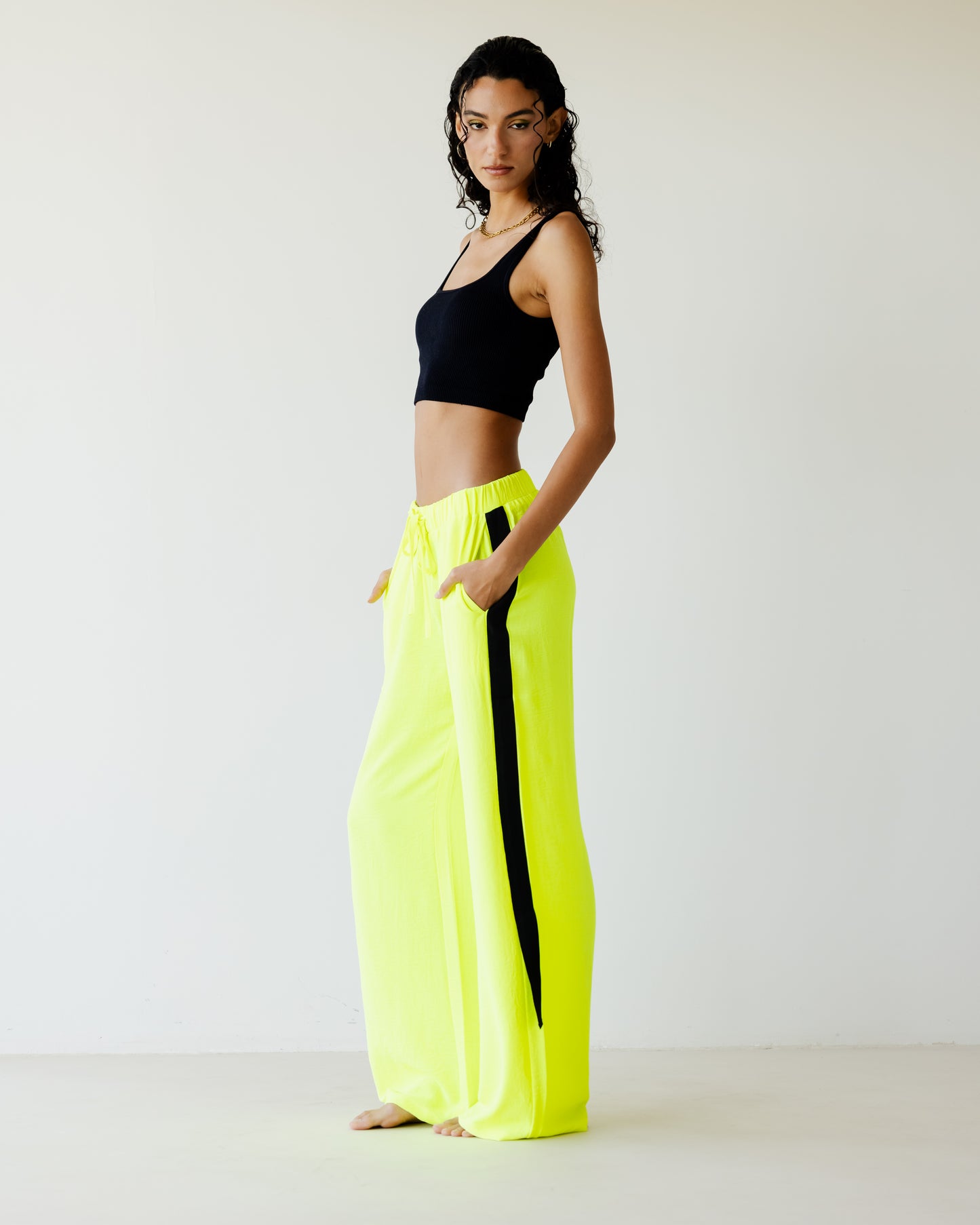 Yellow Neon Breezy Pants