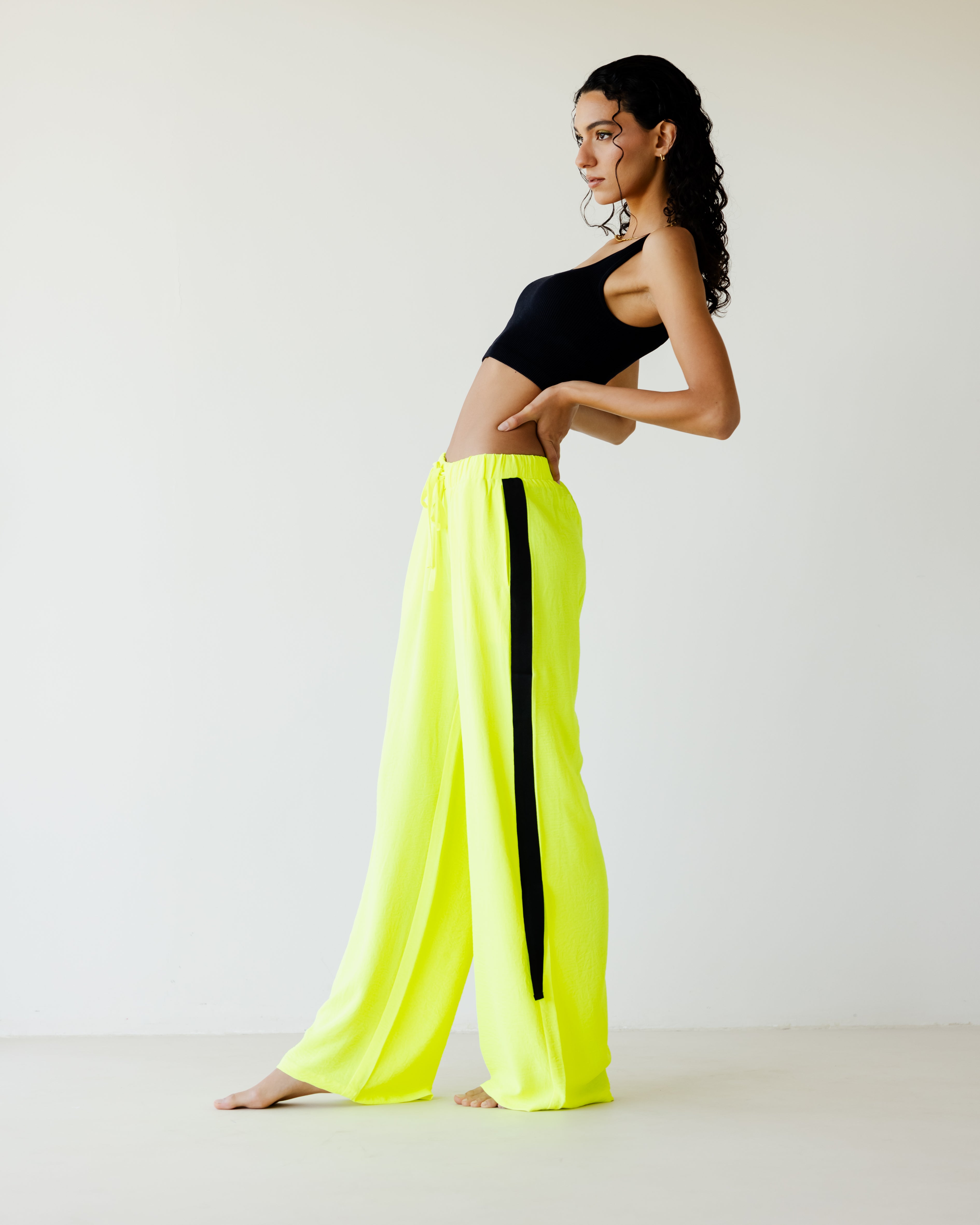 Yellow Neon Breezy Pants