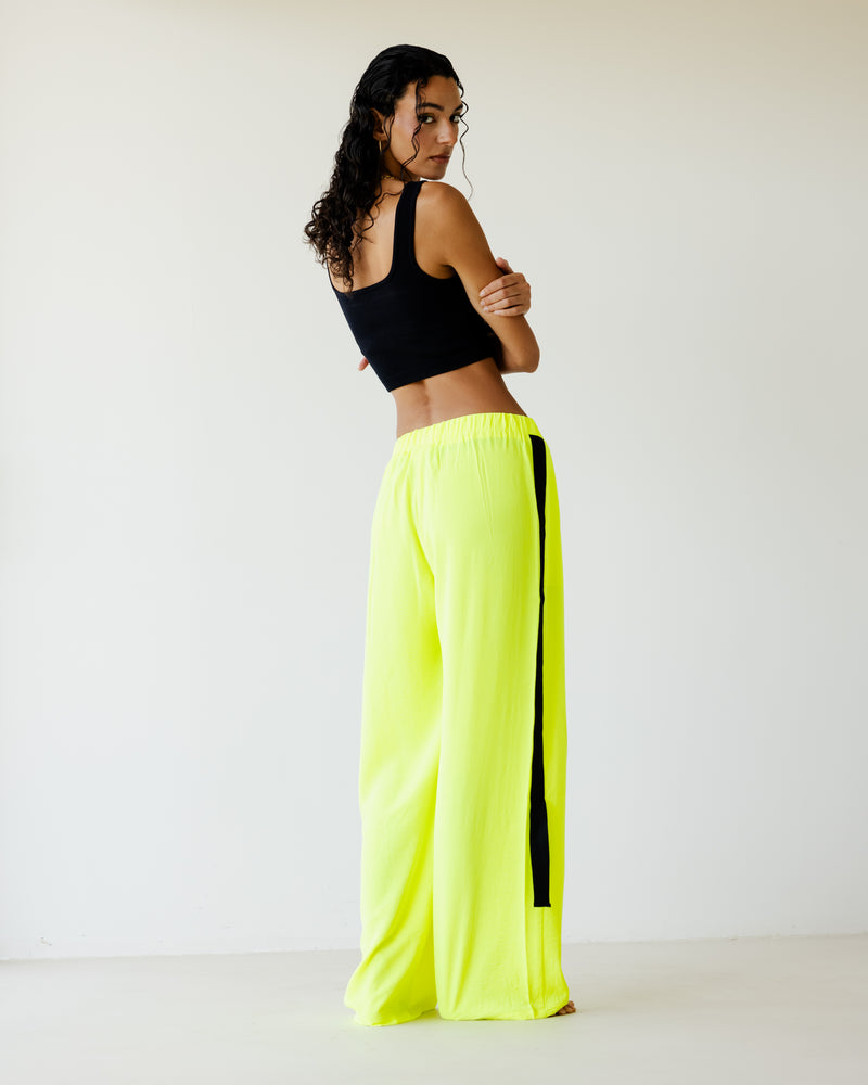 Load image into Gallery viewer, Yellow Neon Breezy Pants
