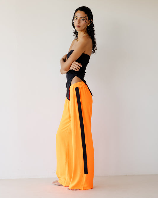 Orange Breezy Pants