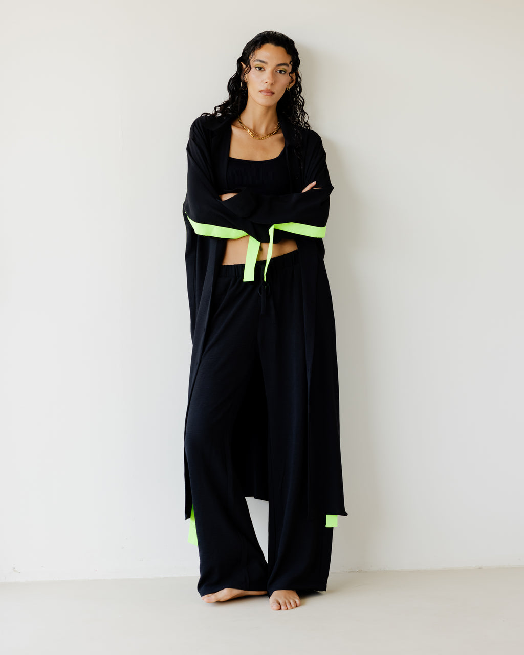 Black Breezy Set