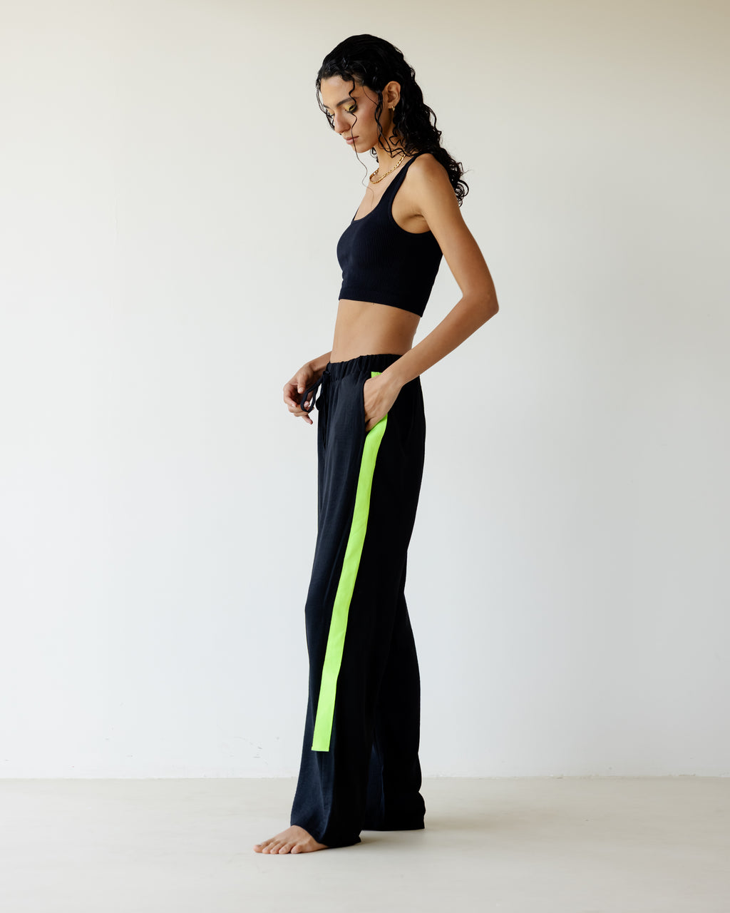 Black Breezy Pants