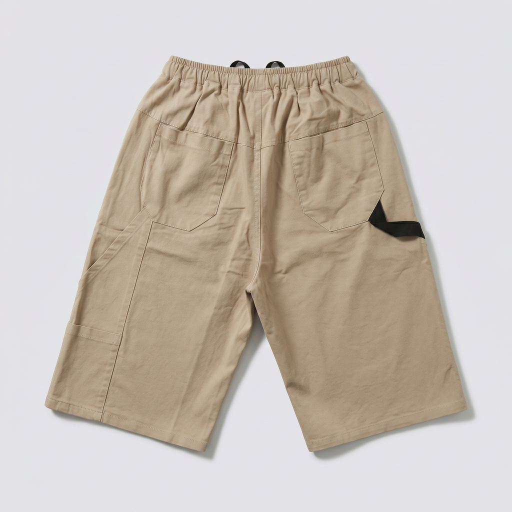 Utility Beige Shorts