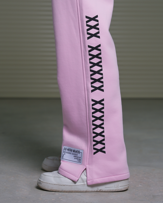 TNW Pink Slit Sweatpants