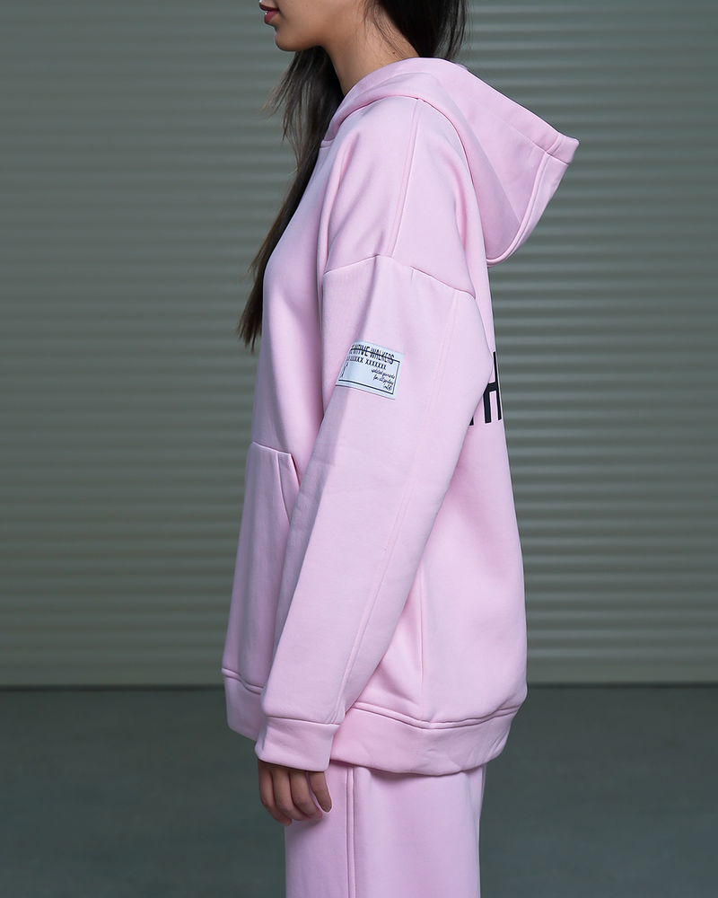 Load image into Gallery viewer, Oversized TNW Pink Hoodie
