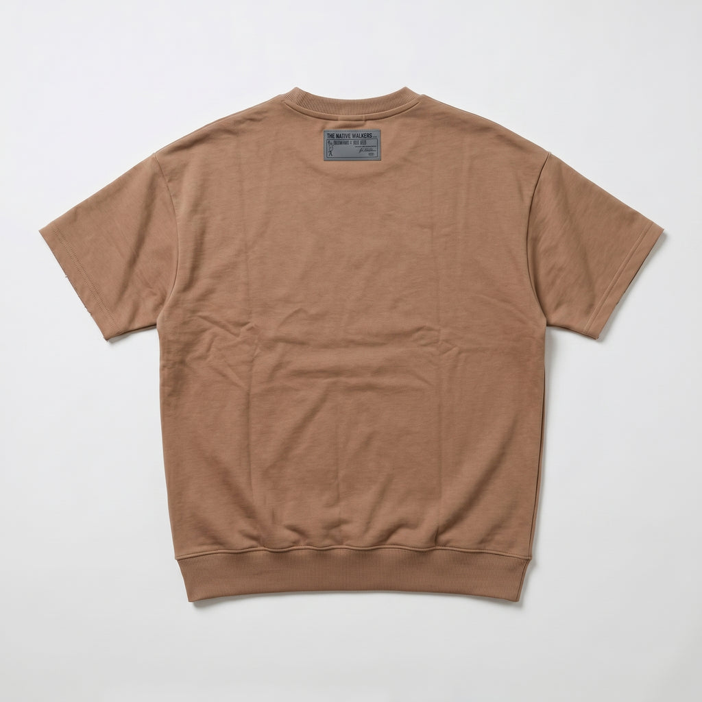 Coffee Brown TNW Kangaroo Pocket T-Shirt