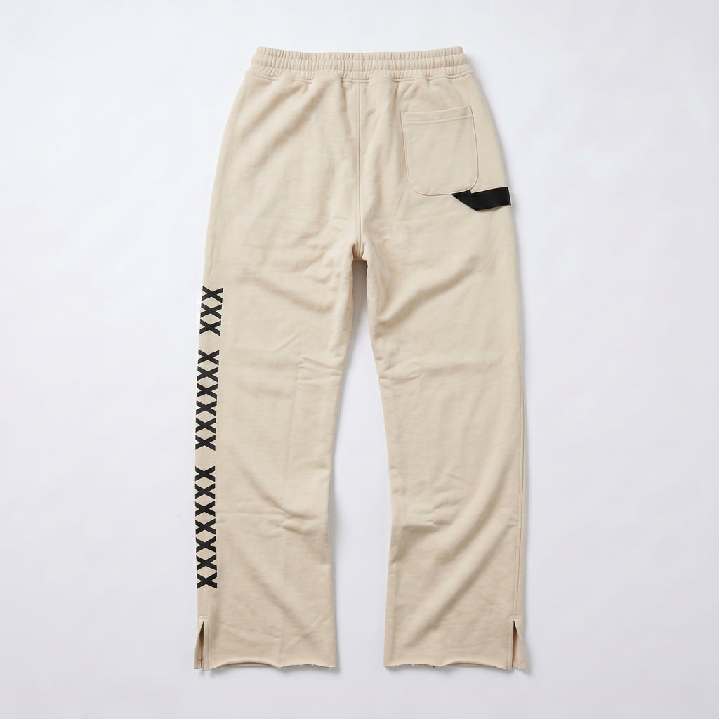 Beige TNW Summer Slit Sweatpants
