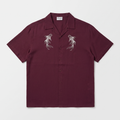 Burgundy  Koi Shirt