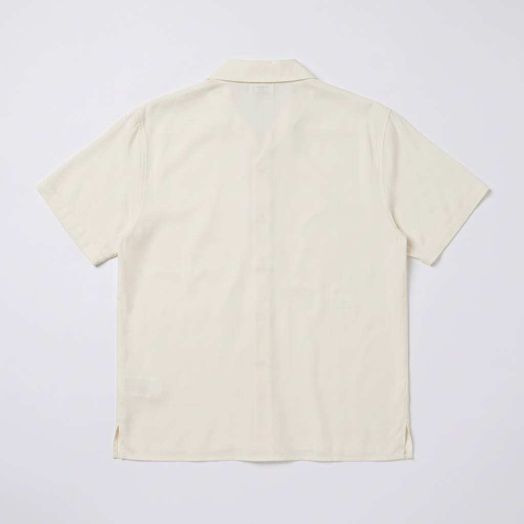 White China Boxy Shirt